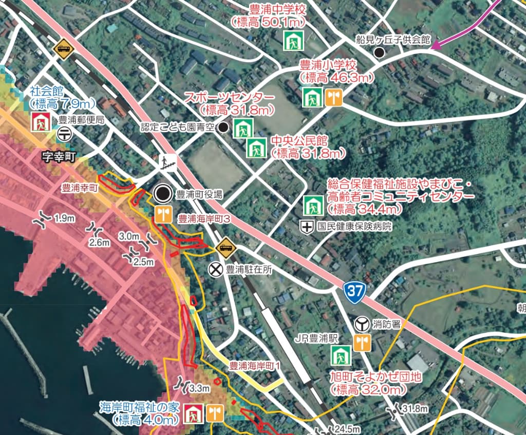 ハザードマップ