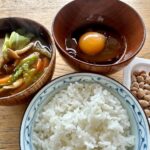 シンプルな朝食